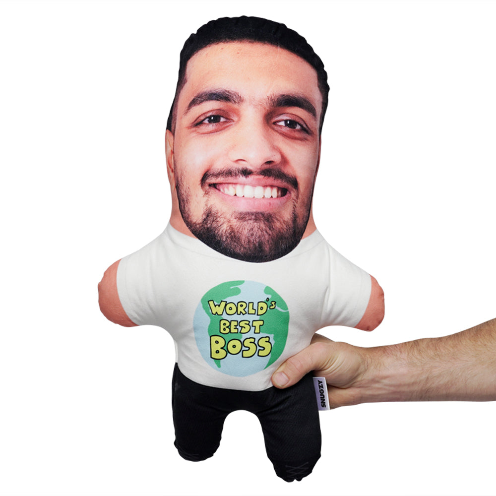 World's Best Boss Mini Me Personalised Mini Me Doll Snugzy