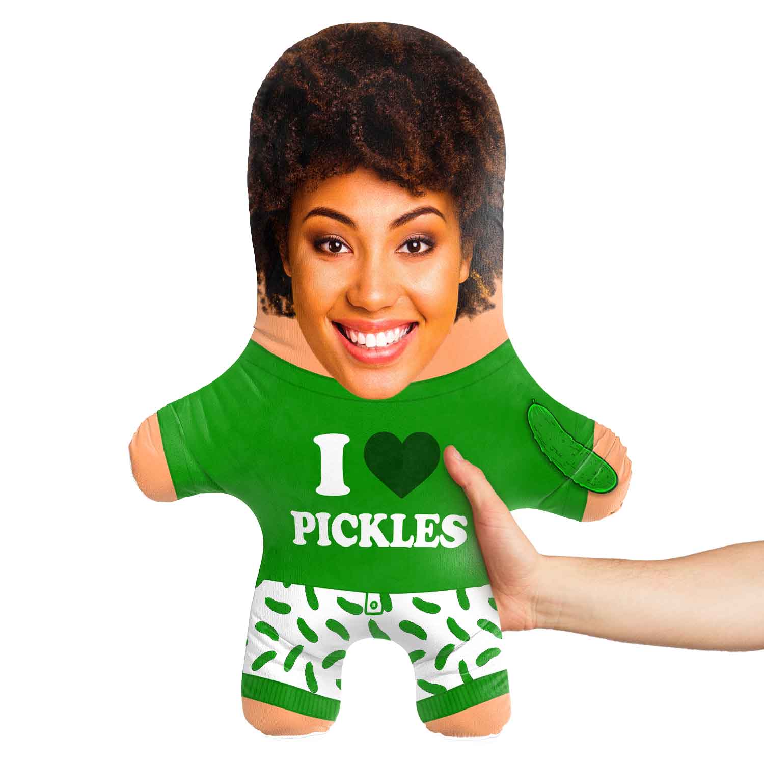 Pickle Face Pillow Personalised Face Pillow – Snugzy