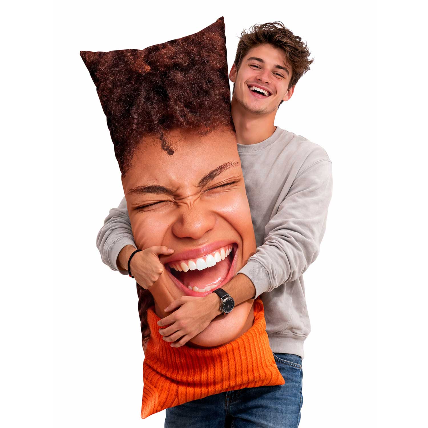 Oversized Face Custom Body Pillow - Custom Pillow – Snugzy