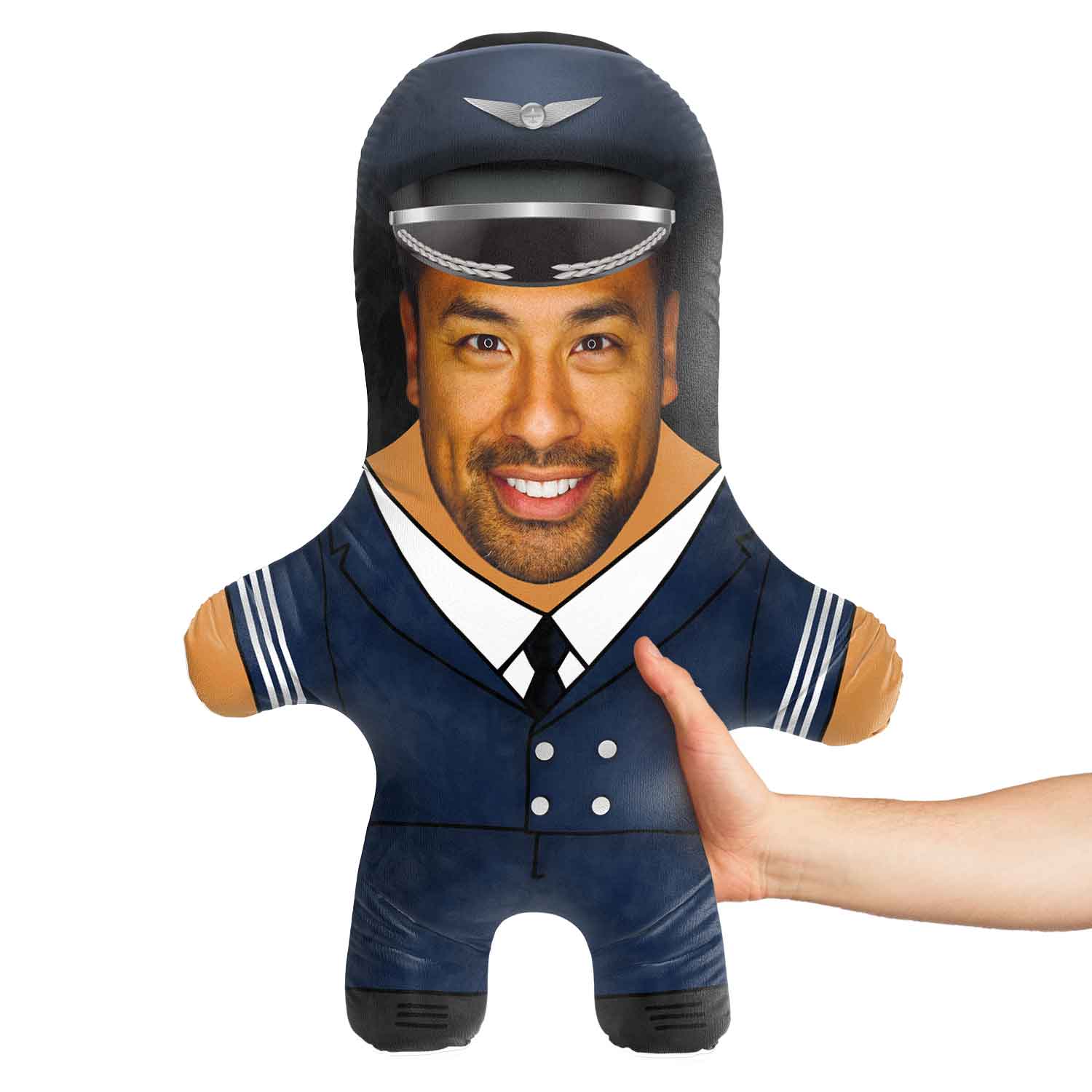 Pilot Face Pillow | Personalised Pilot Doll – Snugzy