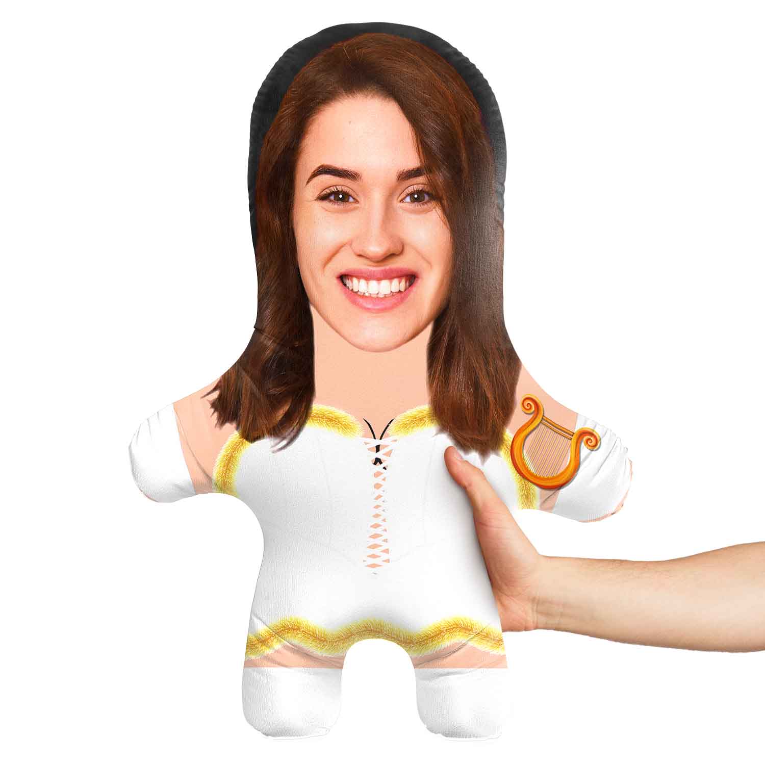 Personalised Angel Cushion Doll | Face Pillow – Snugzy
