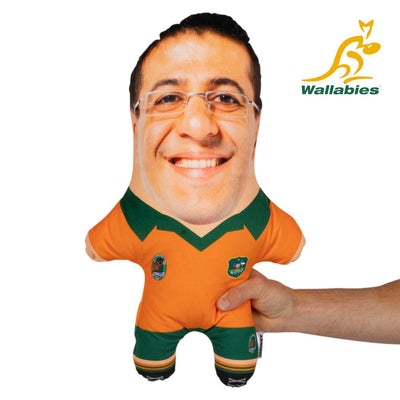 Australia Rugby Retro Face Pillow
