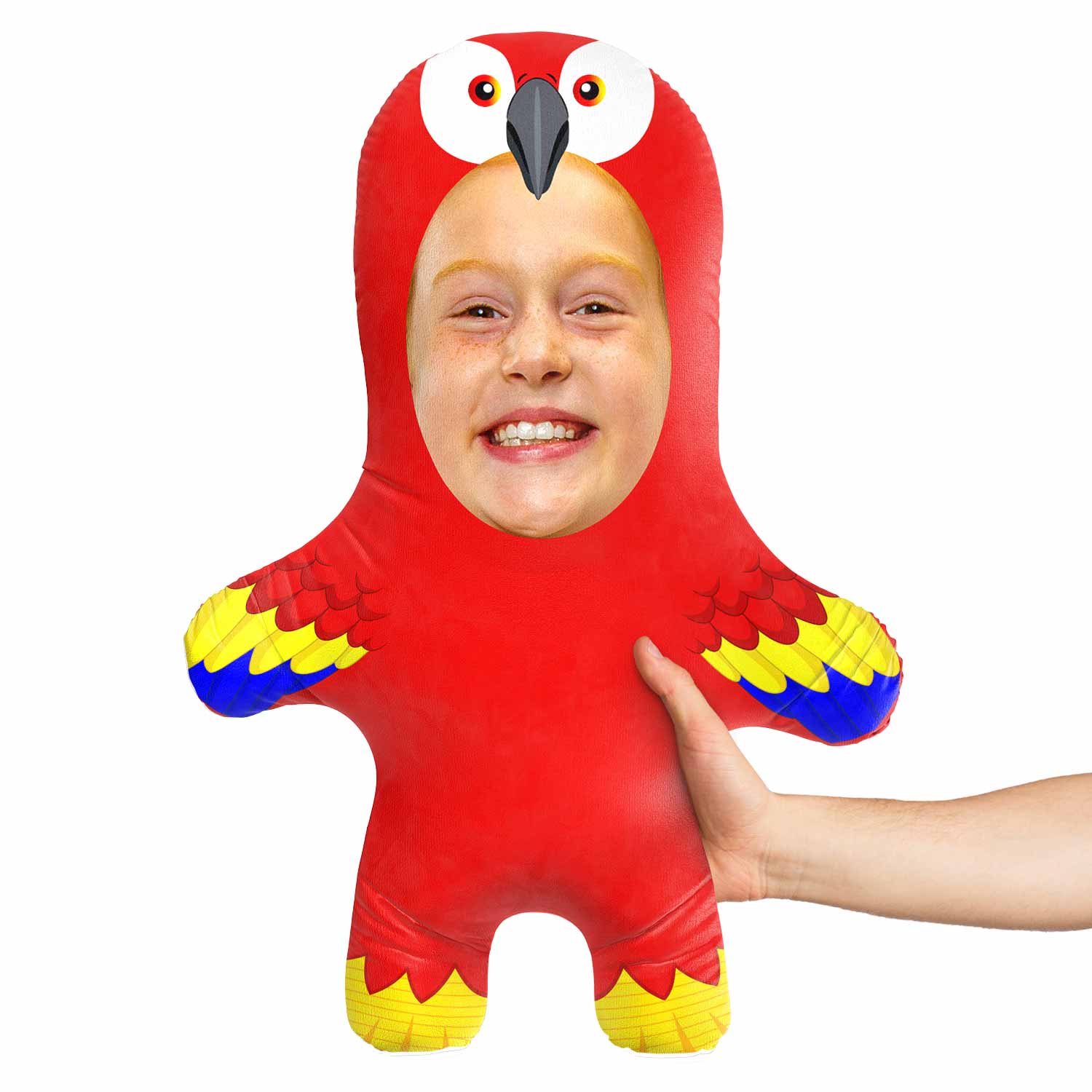 Personalised Parrot Teddy Bear | Custom Face Teddy – Snugzy