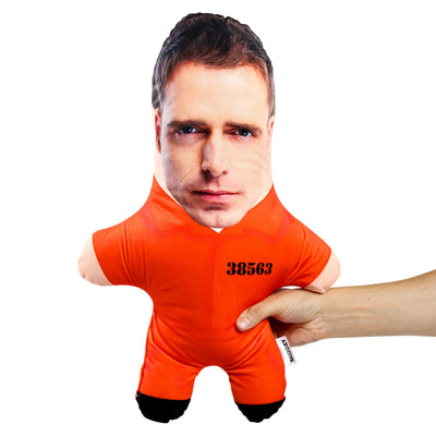 Jail Prison Suit Face Pillow